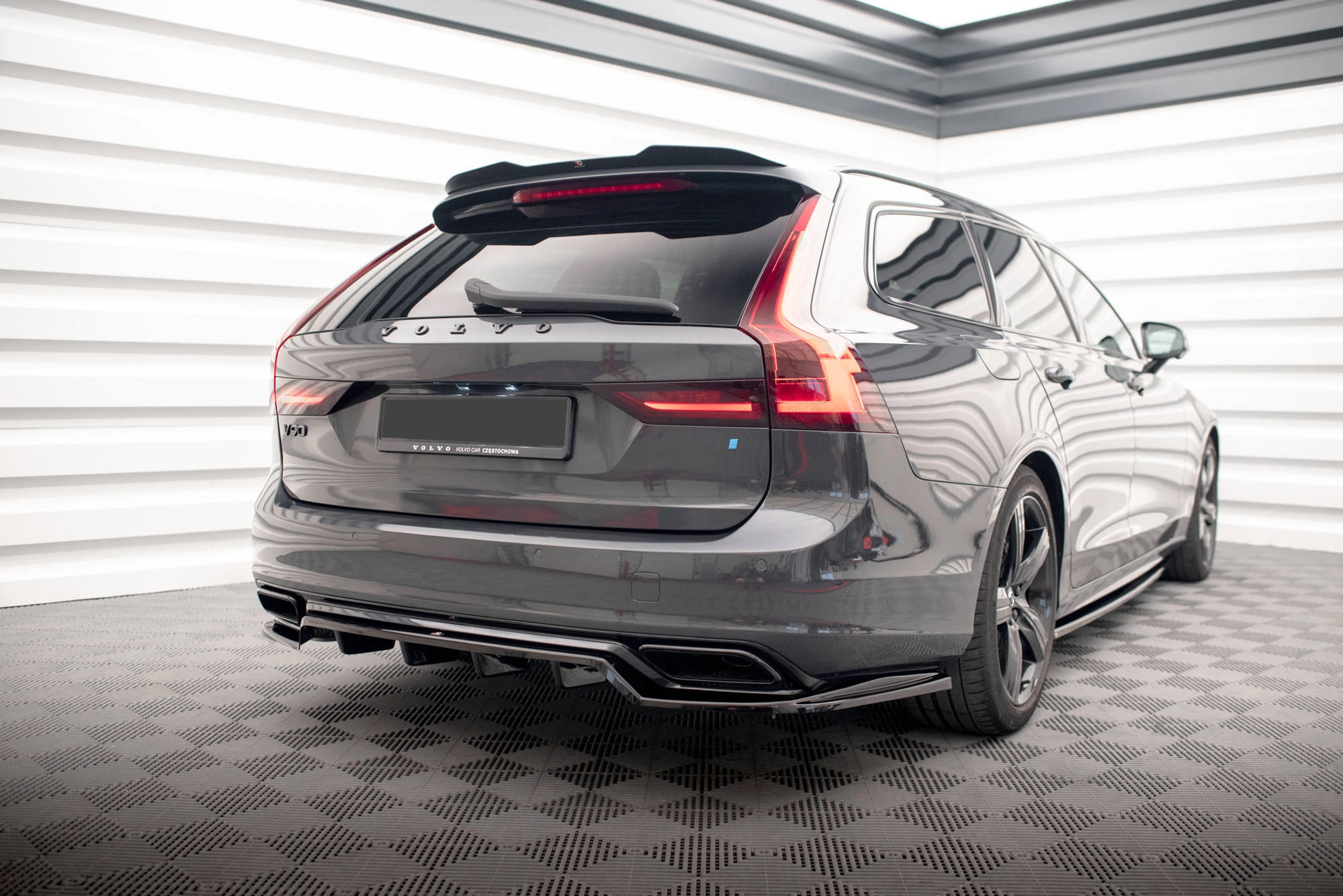 Emblem baklucka Volvo XC40 XC60 XC90 V60 V90 Black Edition │ Tailgate Logo – Bild 4